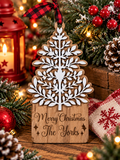Personalized Family Christmas Tree Ornament